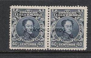 VENEZUELA 279 VFU PAIR BOLIVAR H516 B