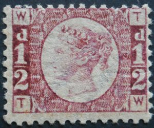 Great Britain 1870 QV HalfPenny plate 5 SG 49 mint