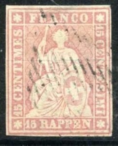 Switzerland 22 Used VF cv $110