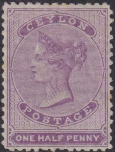 Ceylon 1863-1857 SC 45 Mint