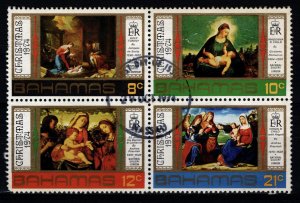 Bahamas 1974 Christmas, Block Set (First Day) [Used]