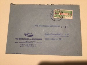 German Democratic Republic 1960 official courier stamps postal cover Ref 66571