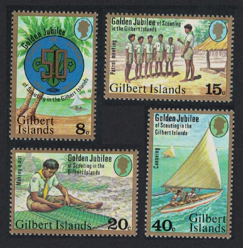 Gilbert Is. 50th Anniversary of Scouting in the Gilbert Is 4v SG#60-63