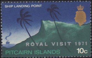 Pitcairn Islands #118, Complete Set, 1971, Royalty, Never Hinged