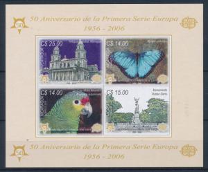 [38014] Nicaragua 2005 Animals 50 Years Europe CEPT Bird Butterfly MNH Sheet