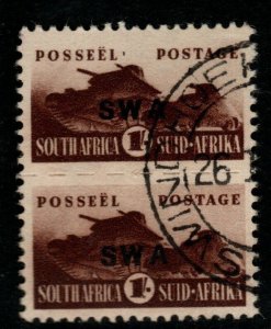 SOUTH WEST AFRICA SG130d 1944 1/= BROWN FINE USED