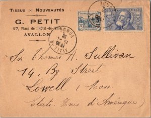 France 25c+15c Woman Ploughing Overprinted +5c and 1.50F Jean Laon Jaures 193...