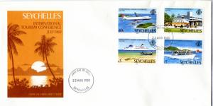 SEYCHELLES FDC #456-9 BIN $3.50