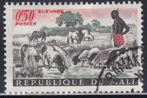 Mali 16 CTO 1961 Herding Sheep