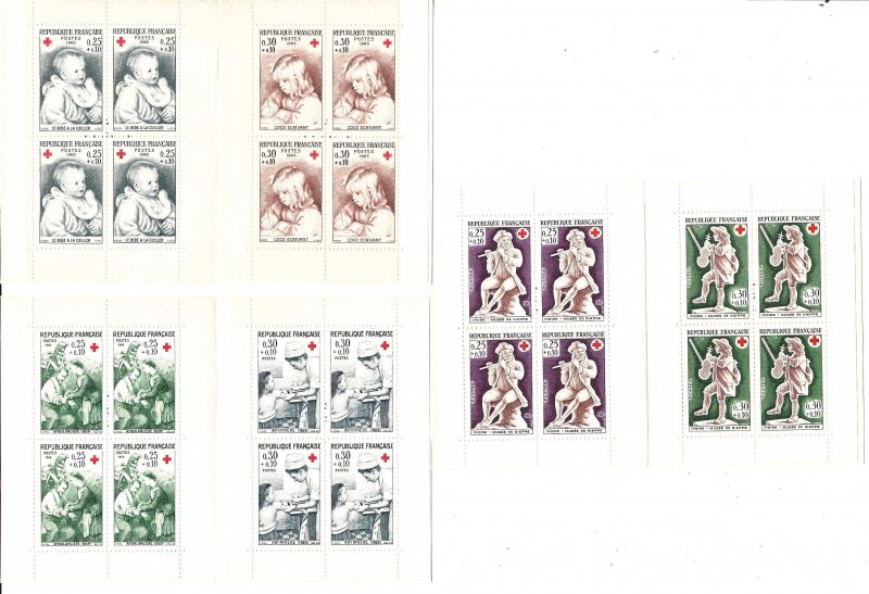 France Semi-Postal Booklets See Scans and Description