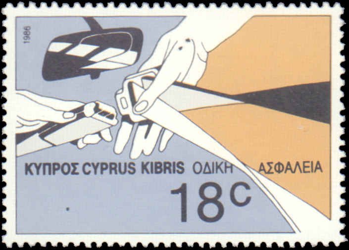 Cyprus #678-680, Complete Set(3), 1986, Never Hinged