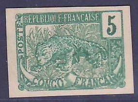 Congo Essai 5c Panthere