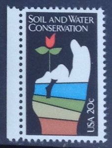 USA 1984 SOIL AND WATER CONSERVATION SG2071 UNMOUNTED MINT