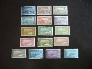 Stamps - Guadeloupe - Scott# 54-80 - Mint Hinged Part Set of 16 Stamps