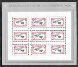 #3210 MNH Trans-Mississippi Souvenir Sheet (((Stock Photo)))