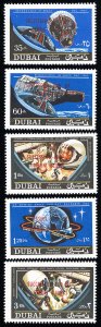 Dubai Stamps MNH XF Space Set