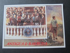 Barbuda 1989 Sc 1034 John F Kennedy set MNH