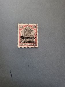 Stamps German Offices in Morocco Scott #26 used