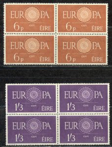 Ireland Sc# 175-176 MNH block/4 1960 Europa