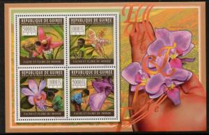 GUINEA 2011 ORCHIDS SHEETLET MNH