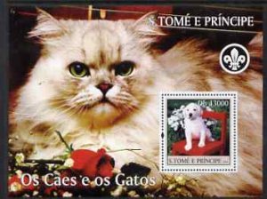 St Thomas & Prince Islands 2004 Cats & Dogs perf ...