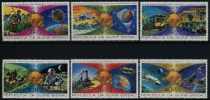 Guinea-Bissau 375-5E MNH UPU, Aircraft, Truck, Satellite, Train, Space