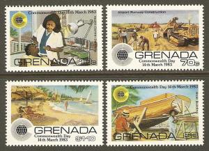 Grenada #1150-3 NH Commonwealth Day 1985