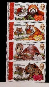 TONGA Sc 1284-87 NH ISSUE OF 2016 - ANIMALS