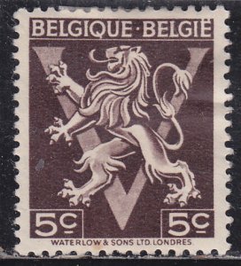 Belgium 322 Lion Rampant 1944