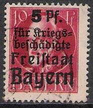 Bavaria #B1 Semi-Postal Used