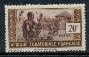 French Equatorial Africa 1940-41 Pictorials Opt Libre 20c C. MLH