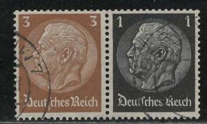 Germany Scott # 416, 415, used, se-tenant, Mi# W77