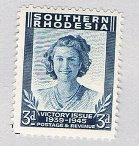 Southern Rhodesia 69 MLH Queen Elizabeth II when Princess 1 1947 (BP77508)