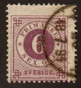 Sweden (1886) - Scott # 44,   Used