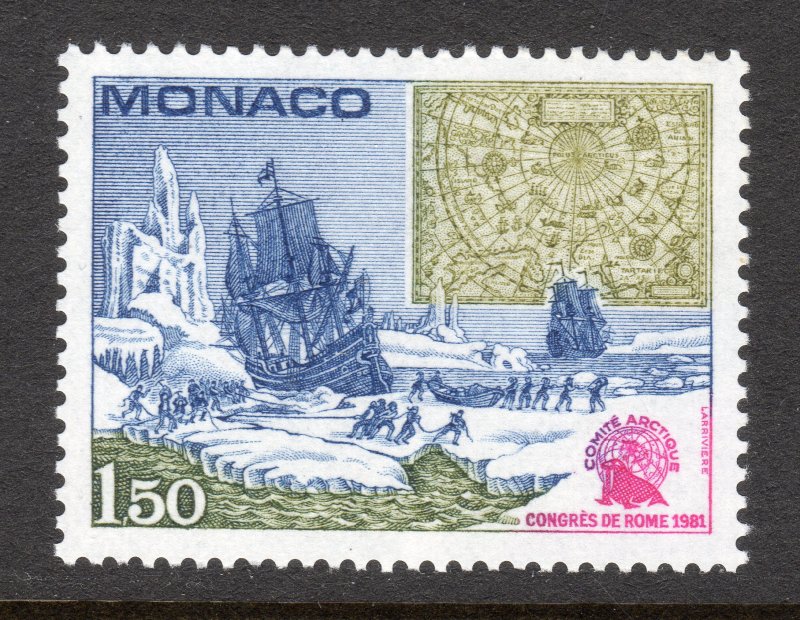 Monaco #1301 Mint Never Hinged F734