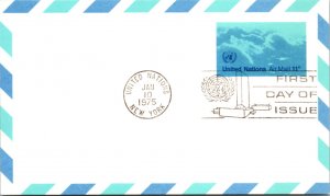 United Nations, New York, Government Postal Card, Worldwide First Day Cover