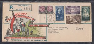 South Africa Scott 120-1 FDC - SA Intl. Stamp Exhibition T3-2