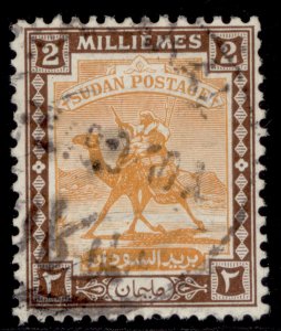 SUDAN GVI SG96, 1m black & orange, FINE USED.