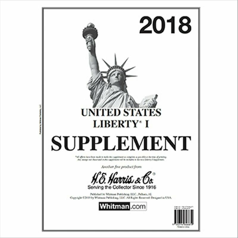 H E Harris Liberty 1 2018 Stamp Album Supplement ( HE HARRIS LIBERTY I 2018 ) 