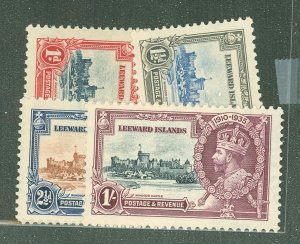 Leeward Islands #96-99  Single (Complete Set) (Jubilee)