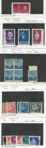 Romania, Postage Stamp, #C104a, C123-5, CB11, J99-101, J115-20 Mint & Used