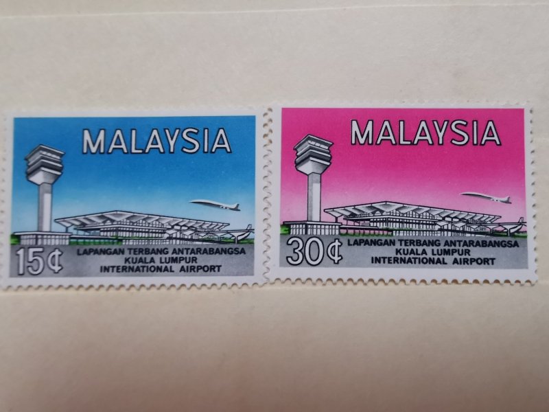 MALAYSIA 1965 OPENING OF INTERNATIONAL AIRPORT KUALA LUMPUR IN  MINT CONDITION