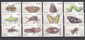 Cook Is. 2014 issue. B/flys and Insects Definitive issue.