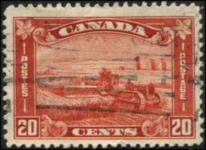 Canada SC# 176 Monument 50¢ Used back stained