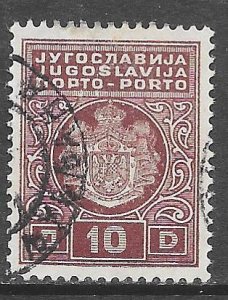 Yugoslavia J32: 10d Coat of Arms, used, F-VF