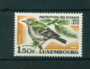 Luxembourg 1970 50 Years of Bird Protection stamp. MNH. Sg 854