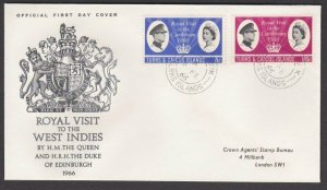 TURKS & CAICOS 1966 Royal Visit commem FDC..................................T858