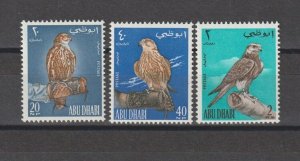 ABU DHABI 1965 SG 12/14 MNH Cat £65