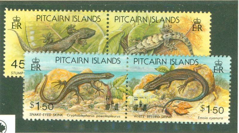 PITCAIRN ISLAND 396a-98a MNH CV $8.10 BIN $4.25