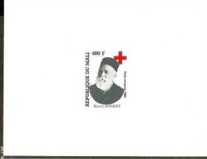 Republic Mali 1984 Red Cross Noble Prize Winner Henery Dunant Die Card MNH  #...